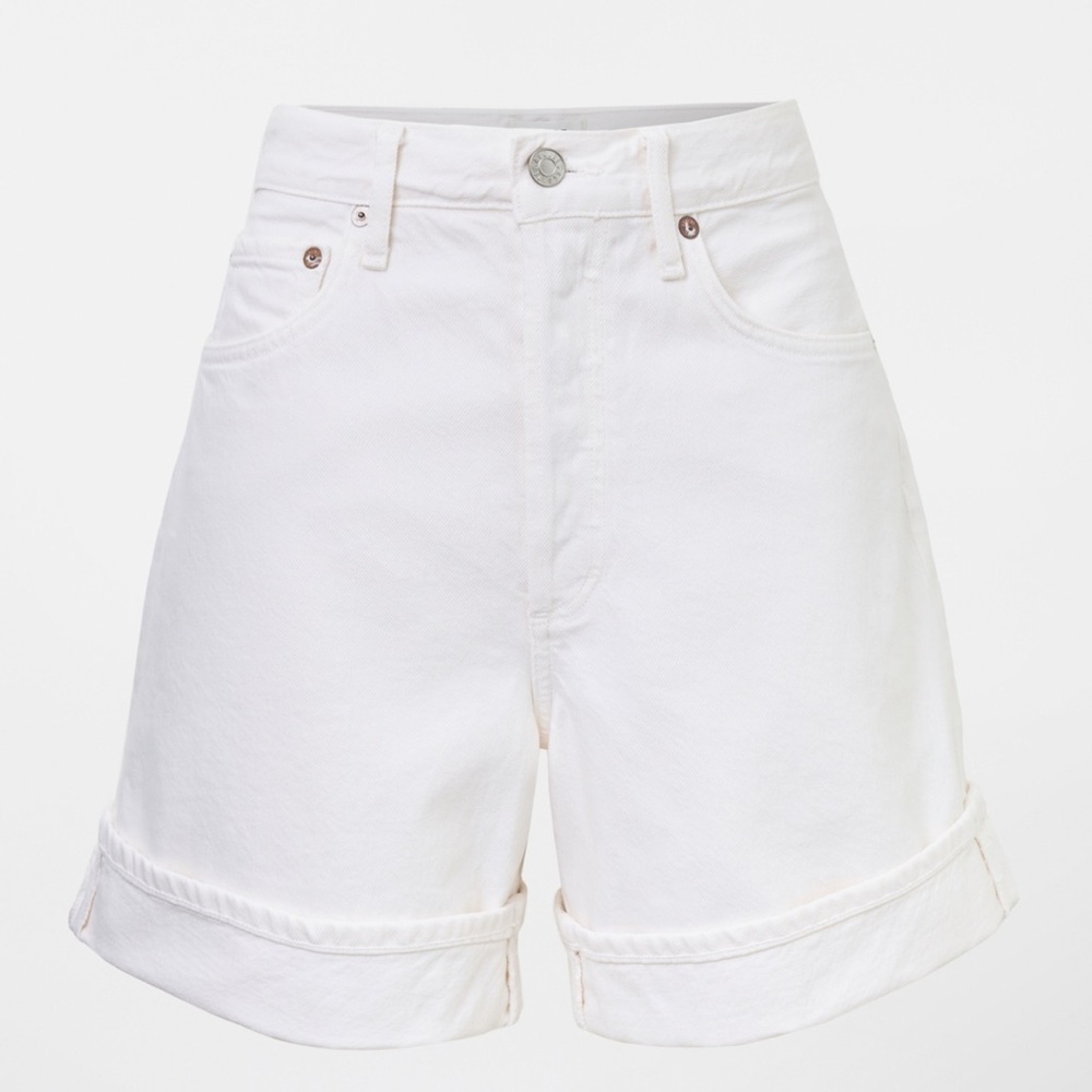 Agolde Dame Short: High Rise Baggy Cuff